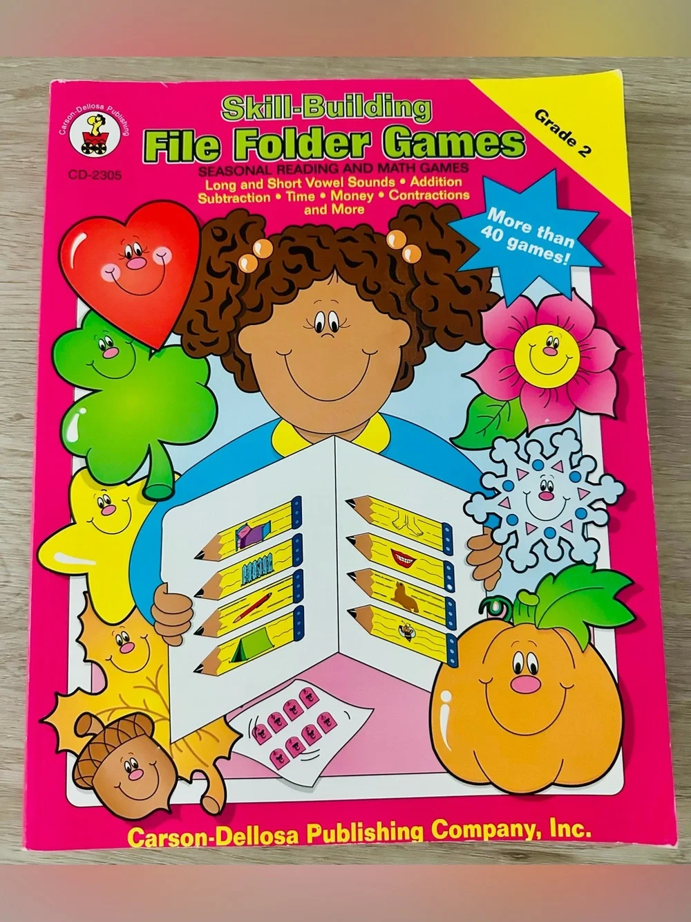 HOMESCHOOL/TEACHER - Carson Dellosa File Folder Games (Seasonal/Reading/Math)